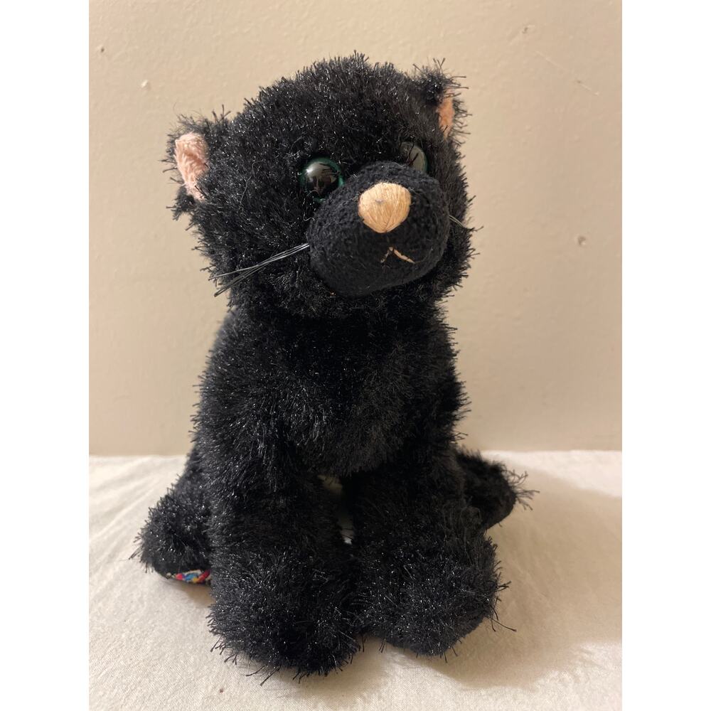Ganz Webkins‎ Small Black Cat Stuffy Plush Toy Kids Kitty